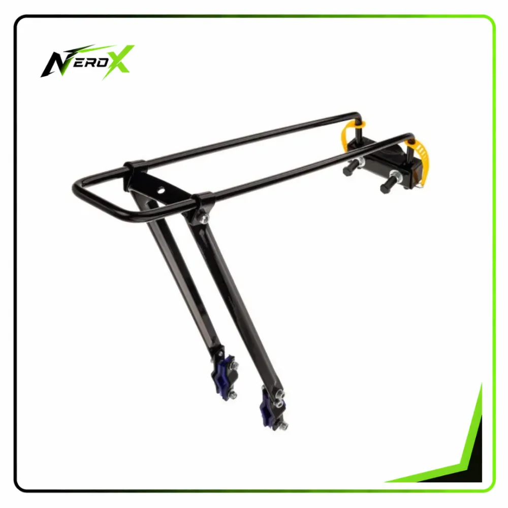 Parrilla maciza con abrazaderas ajustable a cualquier bicicleta