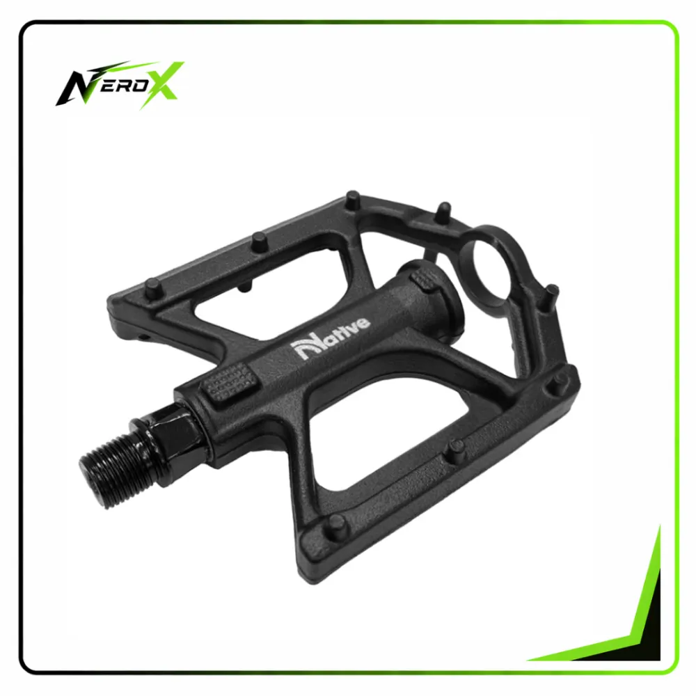 Pedal NATIVE 9/16 aluminio negro 